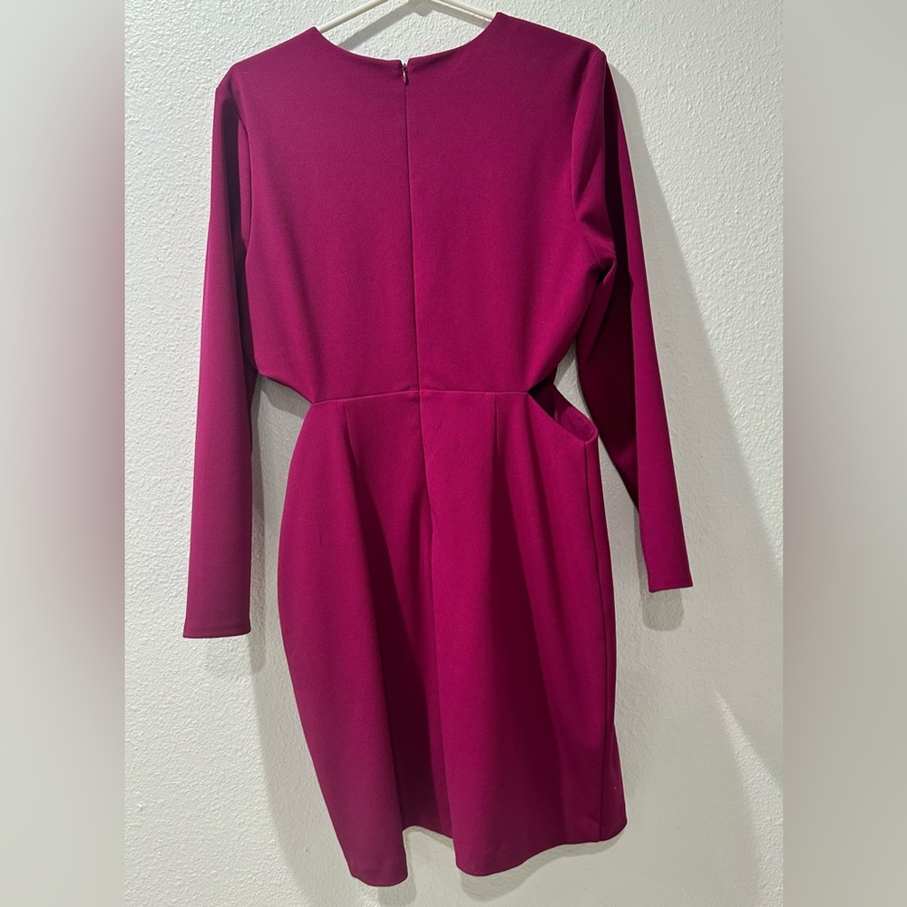 Express Pink Dolman Sleeve Sheath Dress for Night Out